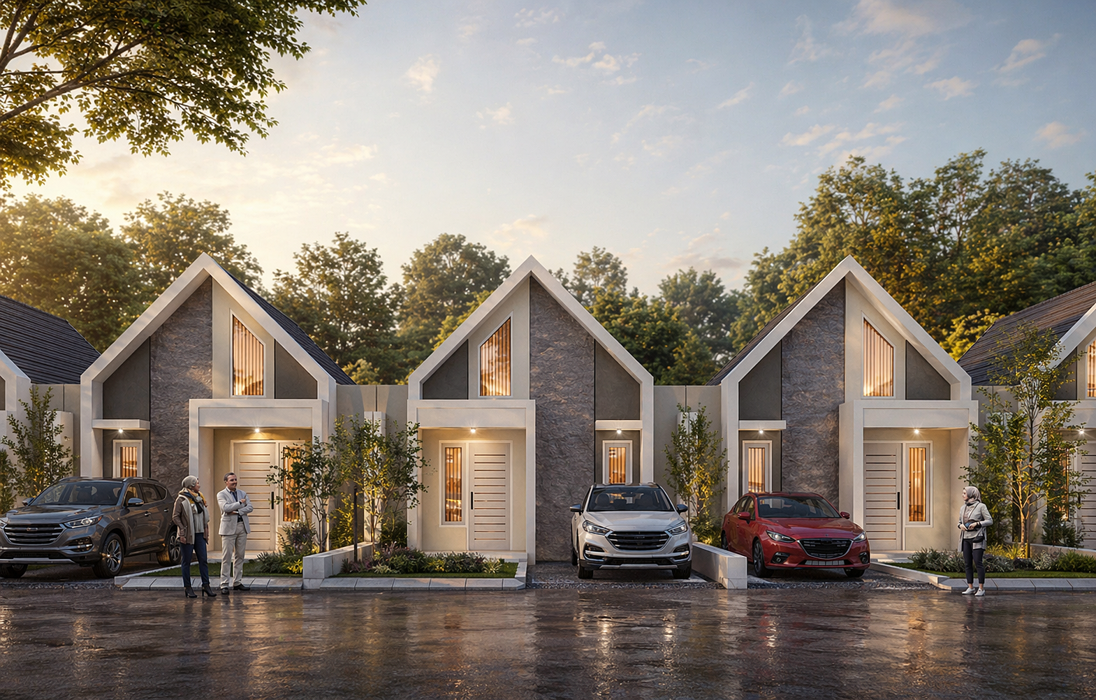 Rumah cluster Raga Jaya Homeland